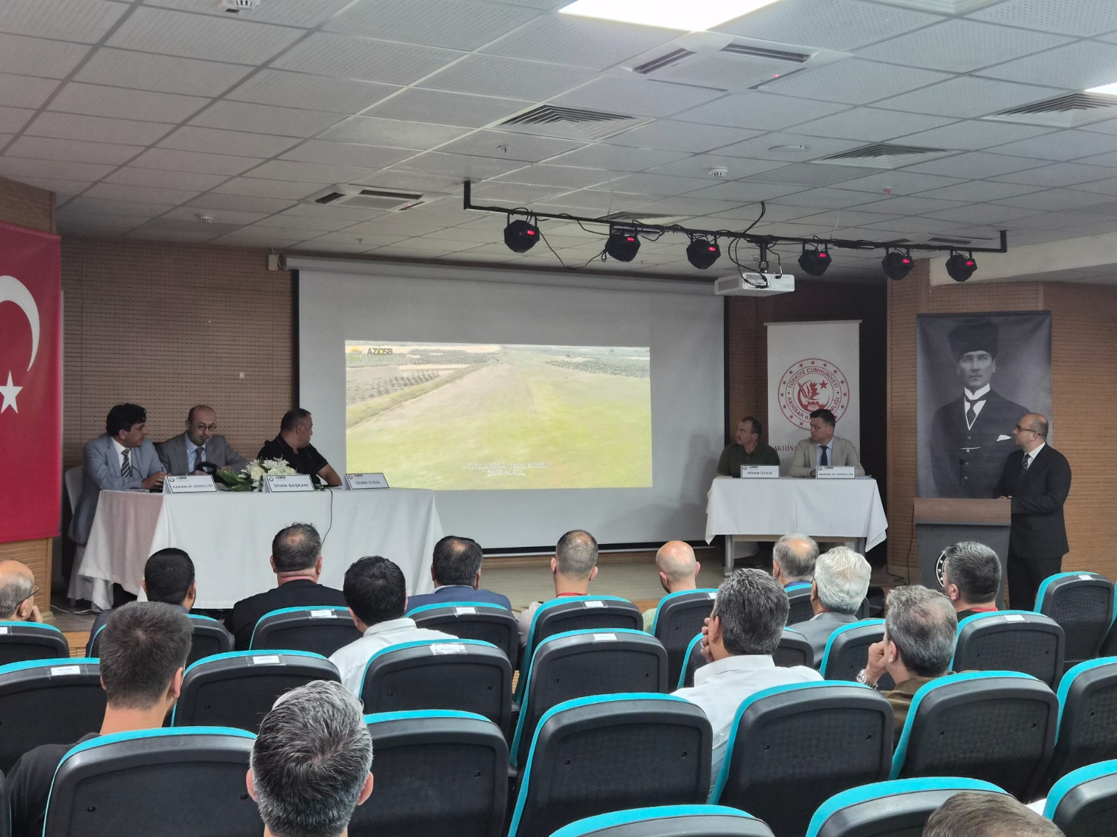 Manisa Valimiz Sayın Vahdettin &Ouml;zkan'dan Akhisar Zeytin İhtisas OSB'ye Ziyaret